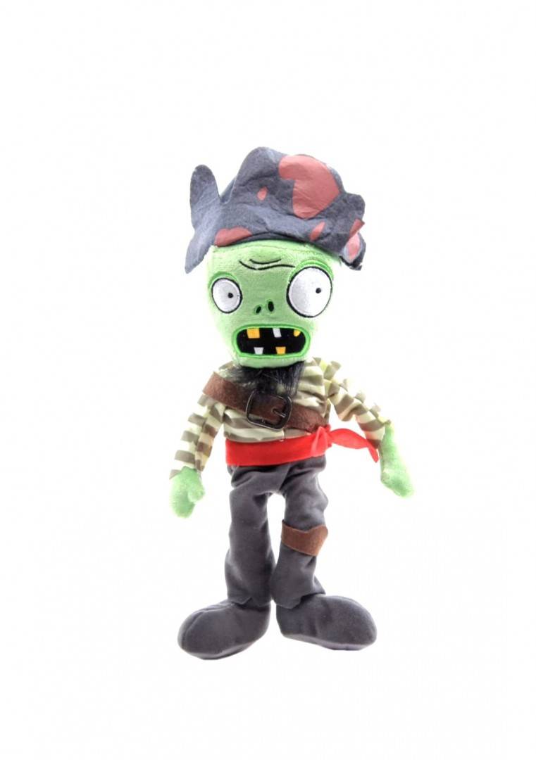 Jucarie din plus pentru copii, Swashbuckler Zombie, Plants vs Zombies, 28 cm