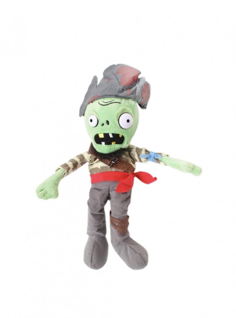 Jucarie din plus pentru copii, Swasshbuckler Zombie, Plants vs Zombies, 27 cm
