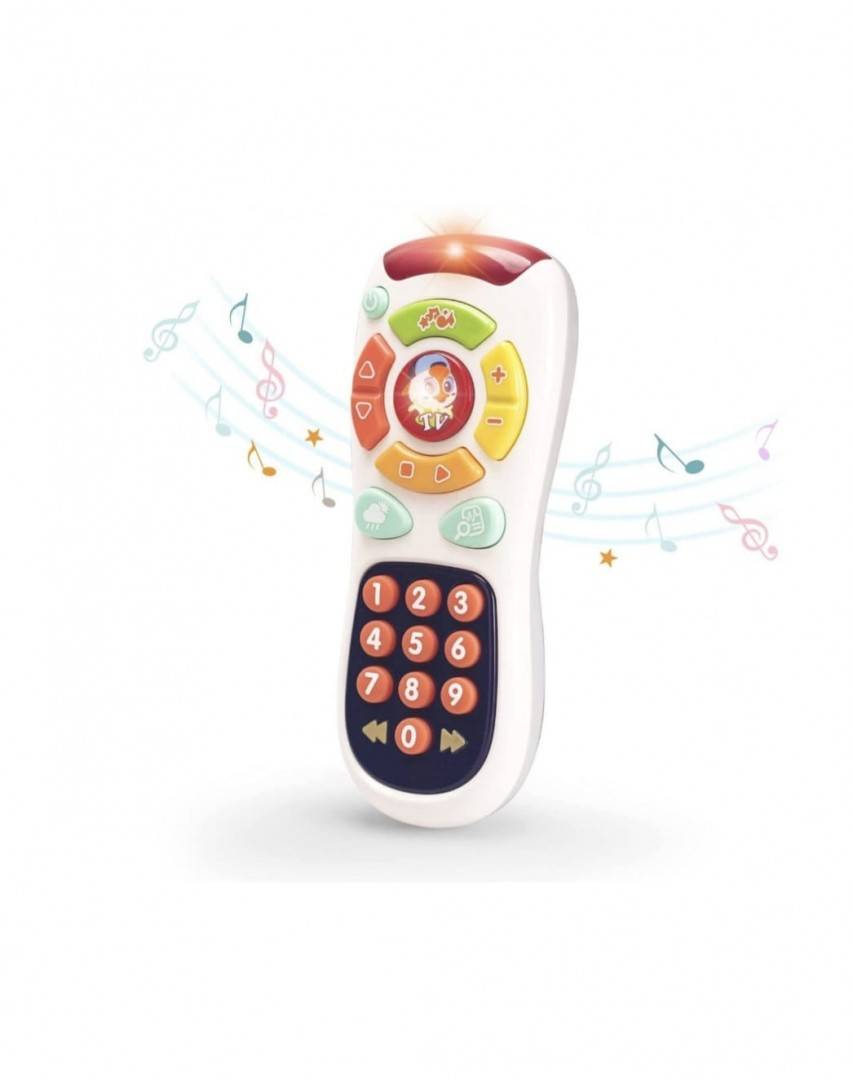 Jucarie interactiva bebe, Telecomanda , Hola, multicolor, 6 luni +