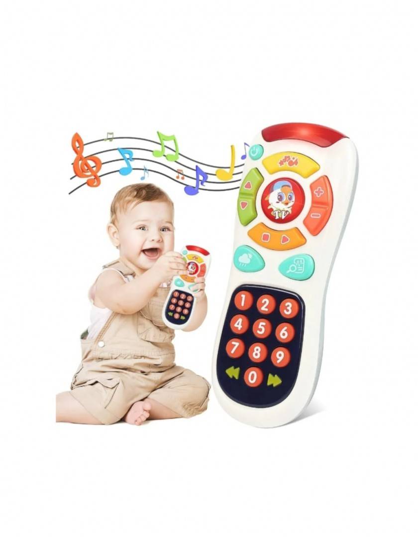 Jucarie interactiva bebe, Telecomanda , Hola, multicolor, 6 luni +