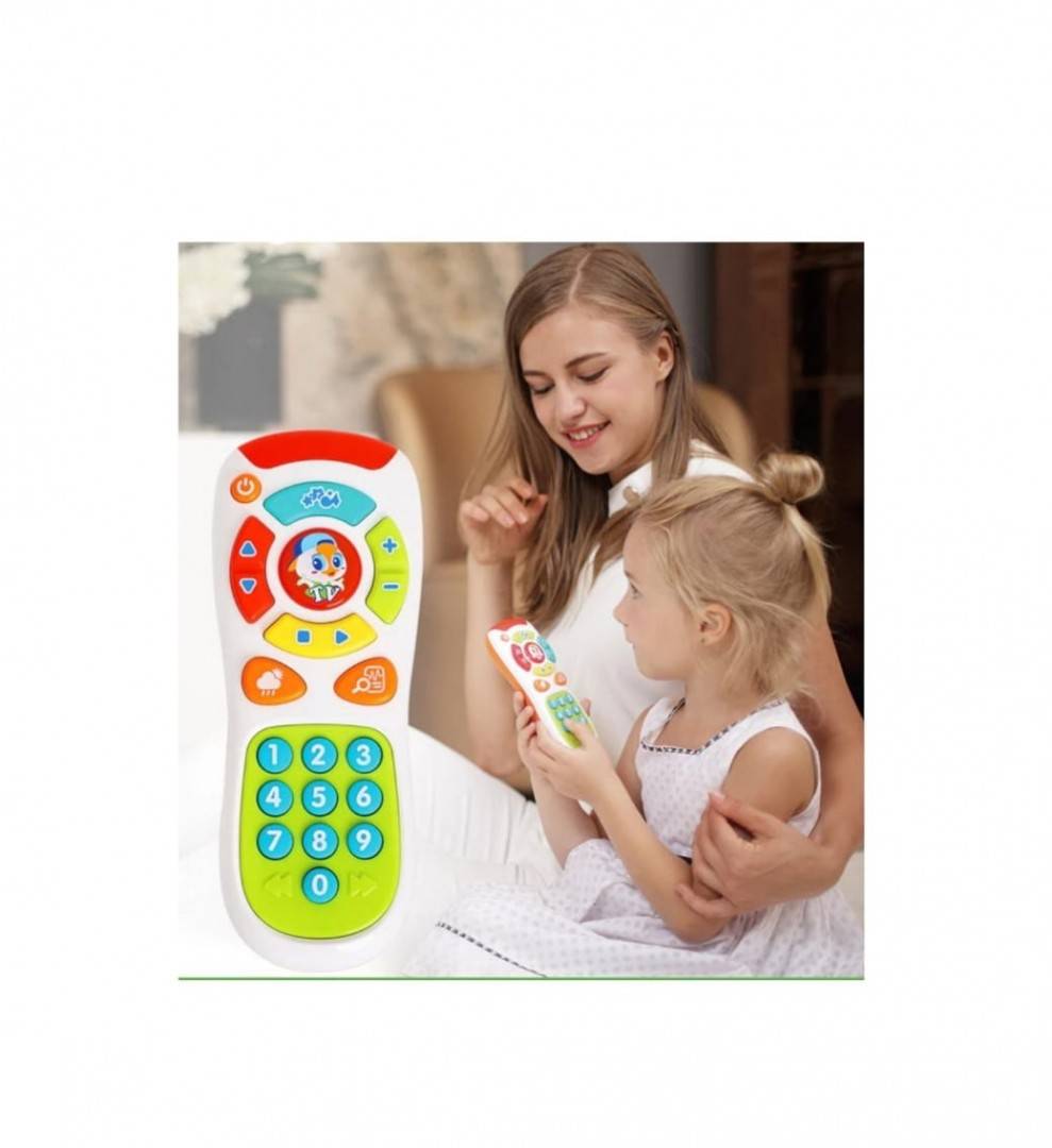 Jucarie interactiva bebe, Telecomanda , Hola, multicolor, 6 luni +