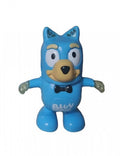 Jucarie interactiva, Catelul Bluey, sunete si lumini, MASHASHOP, albastru, 21 cm