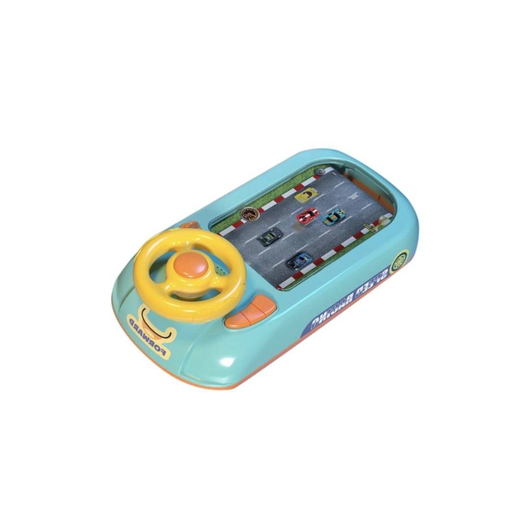 Jucarie interactiva copii, Simulator cu volan, MASHASHOP, multicolor, 43 cm