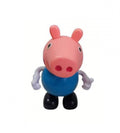 Jucarie interactiva, George Peppa Pig, lumini si sunete, albastru, 18.5 cm