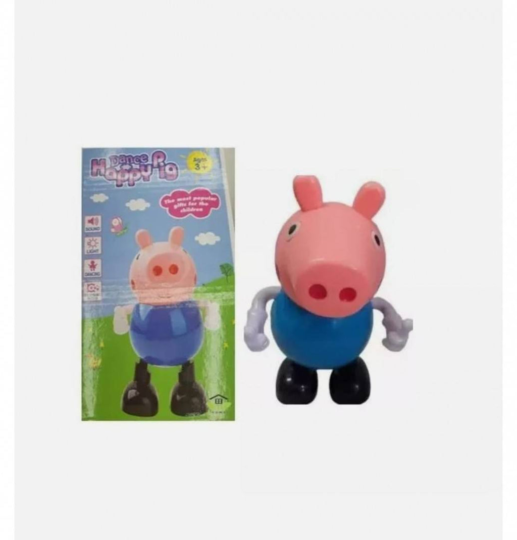 Jucarie interactiva, George Peppa Pig, lumini si sunete, albastru, 18.5 cm