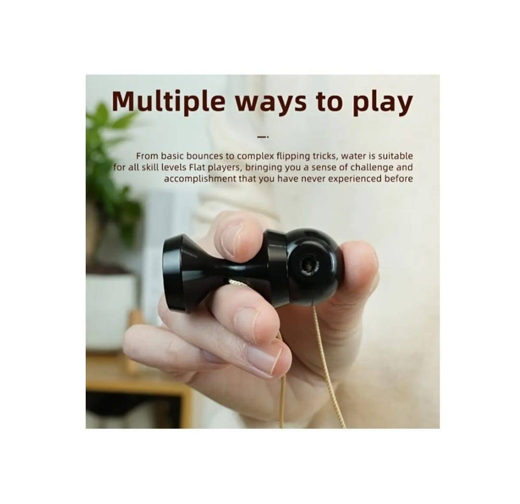 Jucarie interactiva, Mini Kendama sabie de jad, cu bila pentru varful degetului ce se poate rasuci, incepatori, anti stres