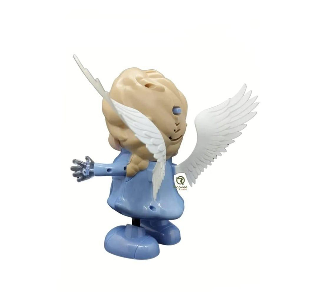 Jucarie interactiva, Model Elsa cu aripi, functie lumini/sunete, multicolor, 22 cm