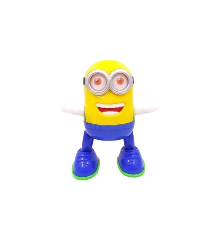 Jucarie interactiva, Model Minion, functie lumini/sunete, galben, 22 cm