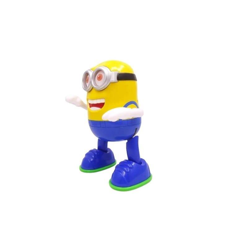 Jucarie interactiva, Model Minion, functie lumini/sunete, galben, 22 cm