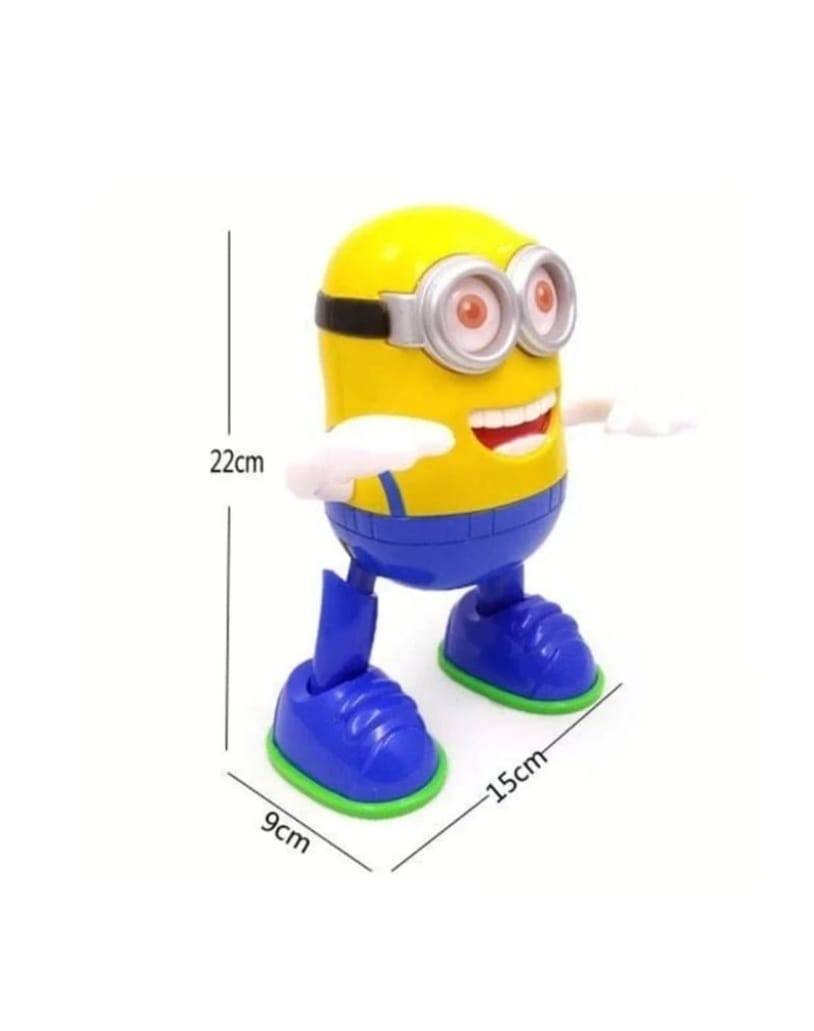 Jucarie interactiva, Model Minion, functie lumini/sunete, galben, 22 cm