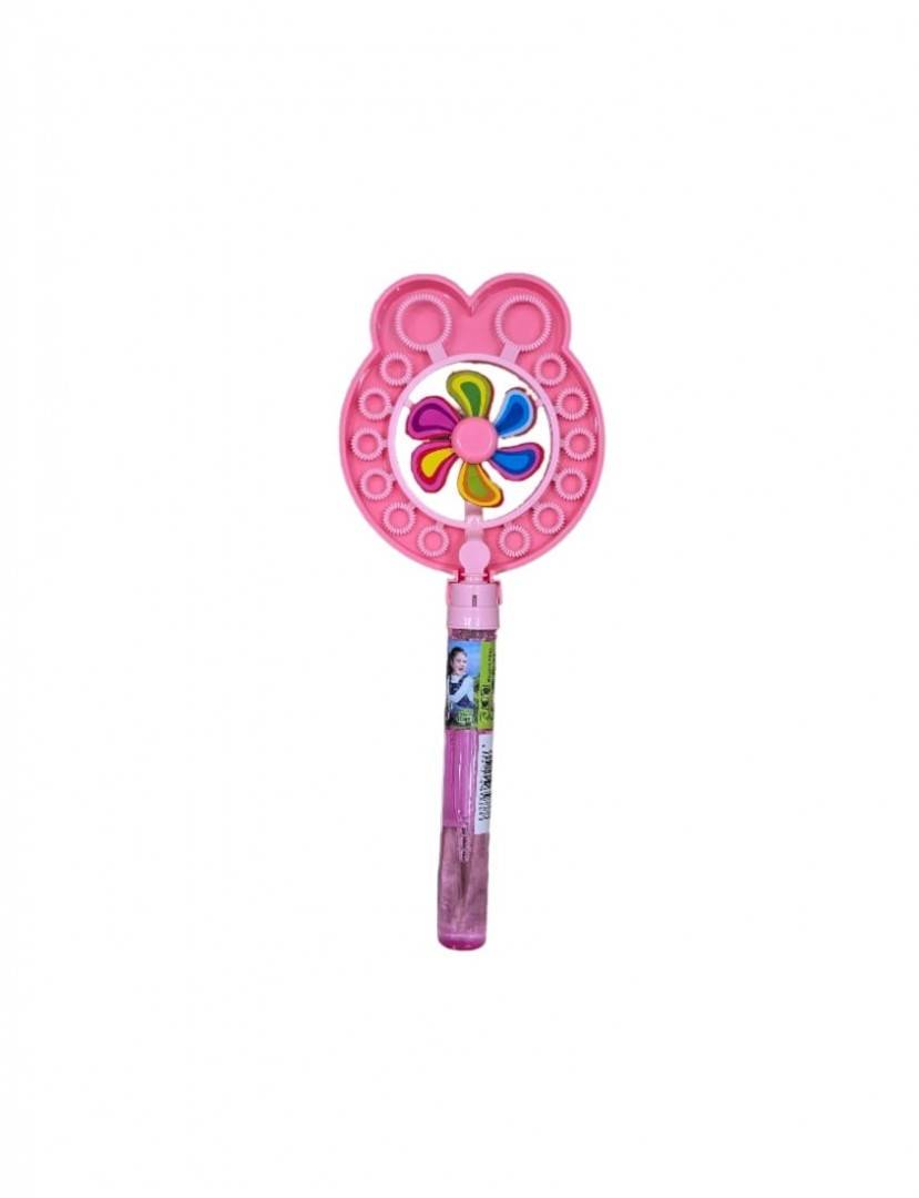 Jucarie interactiva, Morisca baloane de sapun, roz, 33 cm