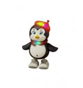 Jucarie interactiva, Pinguinul dansator, sunete si lumini, MASHASHOP, roz, 22 cm