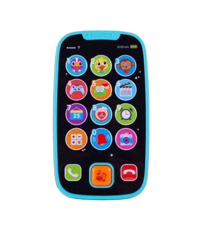 Jucarie interactiva, Primul Meu Smartphone, Hola, multicolor, 12 cm, 12 luni+
