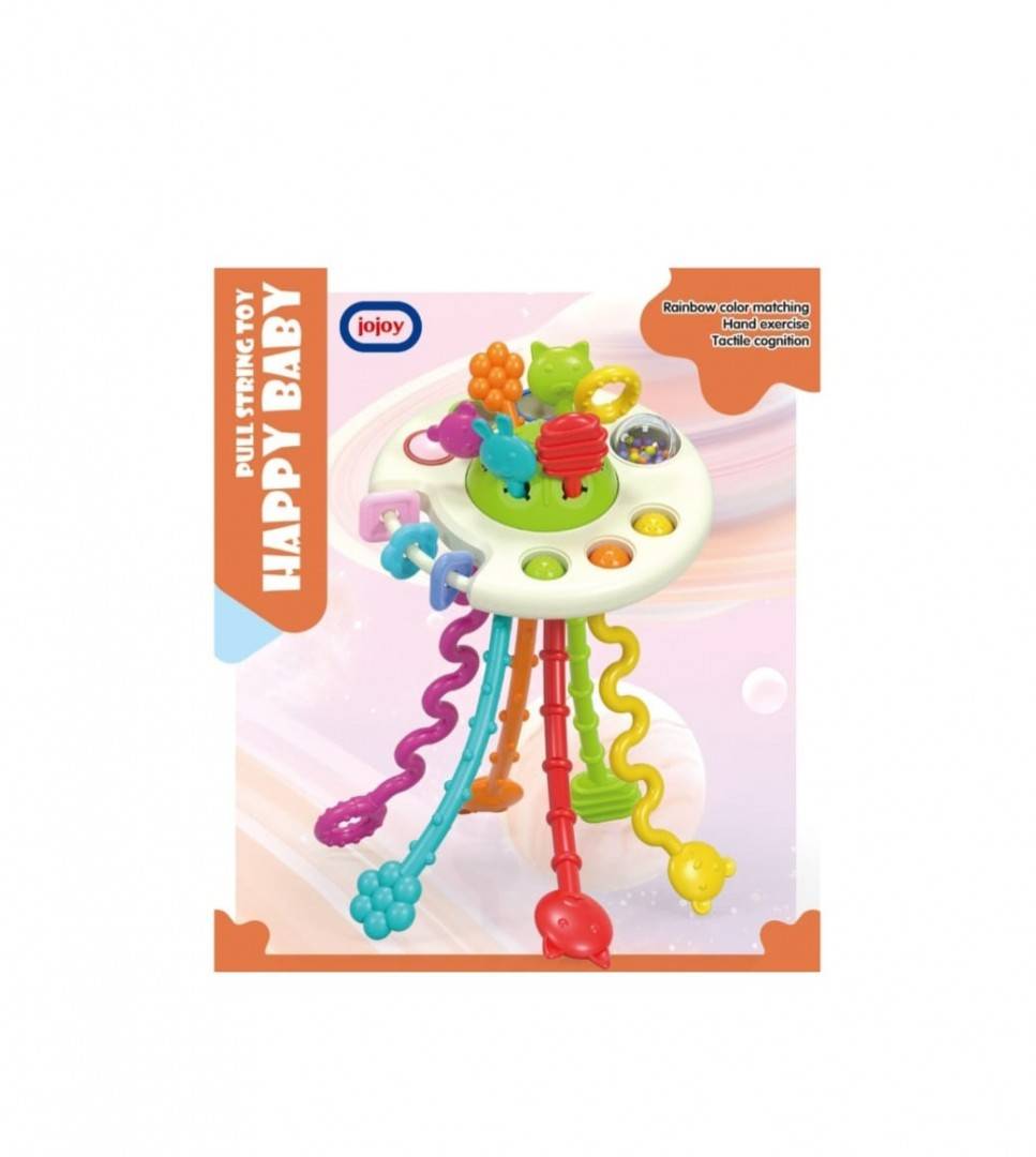 Jucarie interactiva, senzoriala, imbunatateste simtul tactil, vederea si auzul, dezvolta atentia, concentrarea, 18 cm