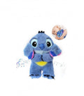 Jucarie interactiva, Stitch, care imita respiratia, melodii, lumineaza, albastru, 27 cm
