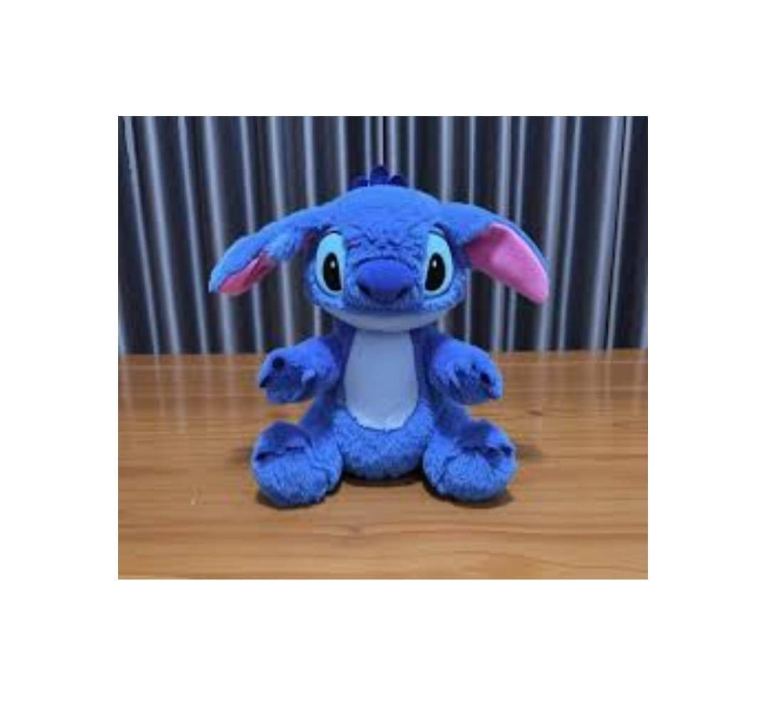 Jucarie interactiva,Stitch, sunet, inregistrare, albastru, 23 cm
