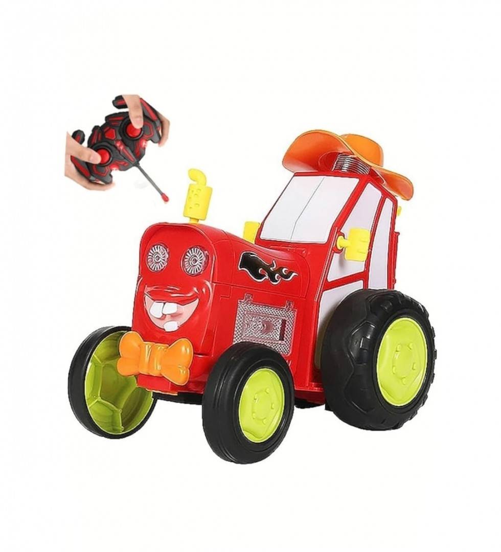jucarie tractor muzical dansator cu lumini usb 21,13,15,cm,plastic, 3 ani+
