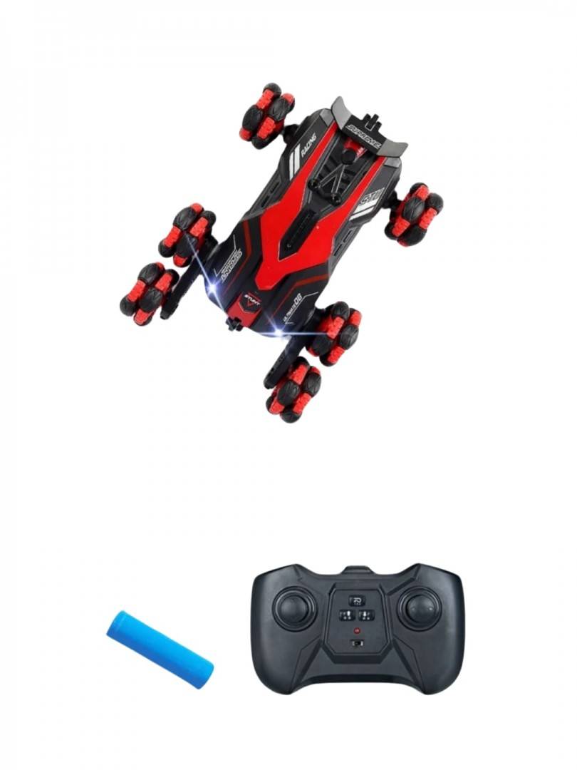 Jucarie Masina cu telecomanda, 2.4GHz, Cascadorie de drift cu rotire la 360 grade, rapida, 6 Roti, Rasucire, Off-Road, cu lum