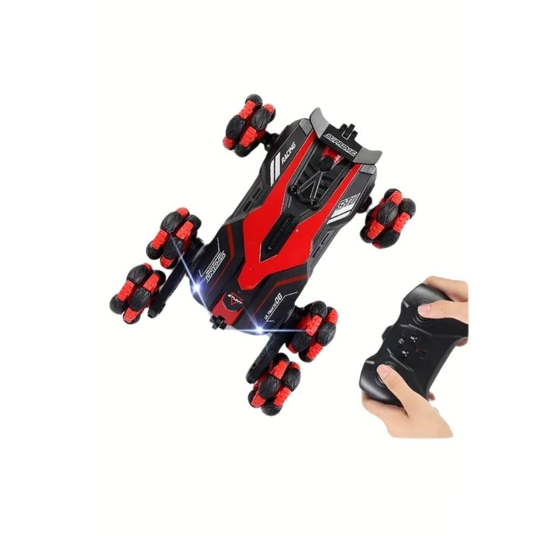 Jucarie Masina cu telecomanda, 2.4GHz, Cascadorie de drift cu rotire la 360 grade, rapida, 6 Roti, Rasucire, Off-Road, cu lum