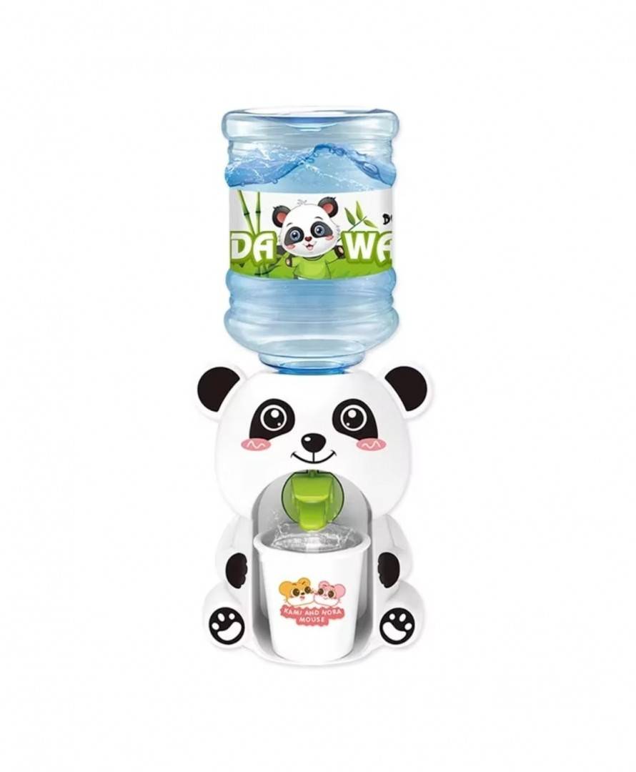 Jucarie Mini Dozator de apa, Ursulet Panda, 22 cm, multicolor