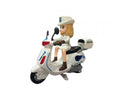Jucarie motocicleta de politie cu politista, sunete, lumini, multicolor, 27 cm