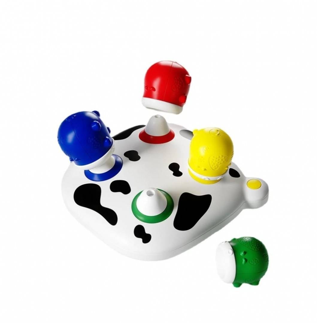 Jucarie motricitate fina Topbright, The fine Motor Skills Cow, multicolor