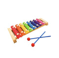 Jucarie Muzicala, Xilofon, 8 note, lemn, multicolor, 24 cm, 2 ani+