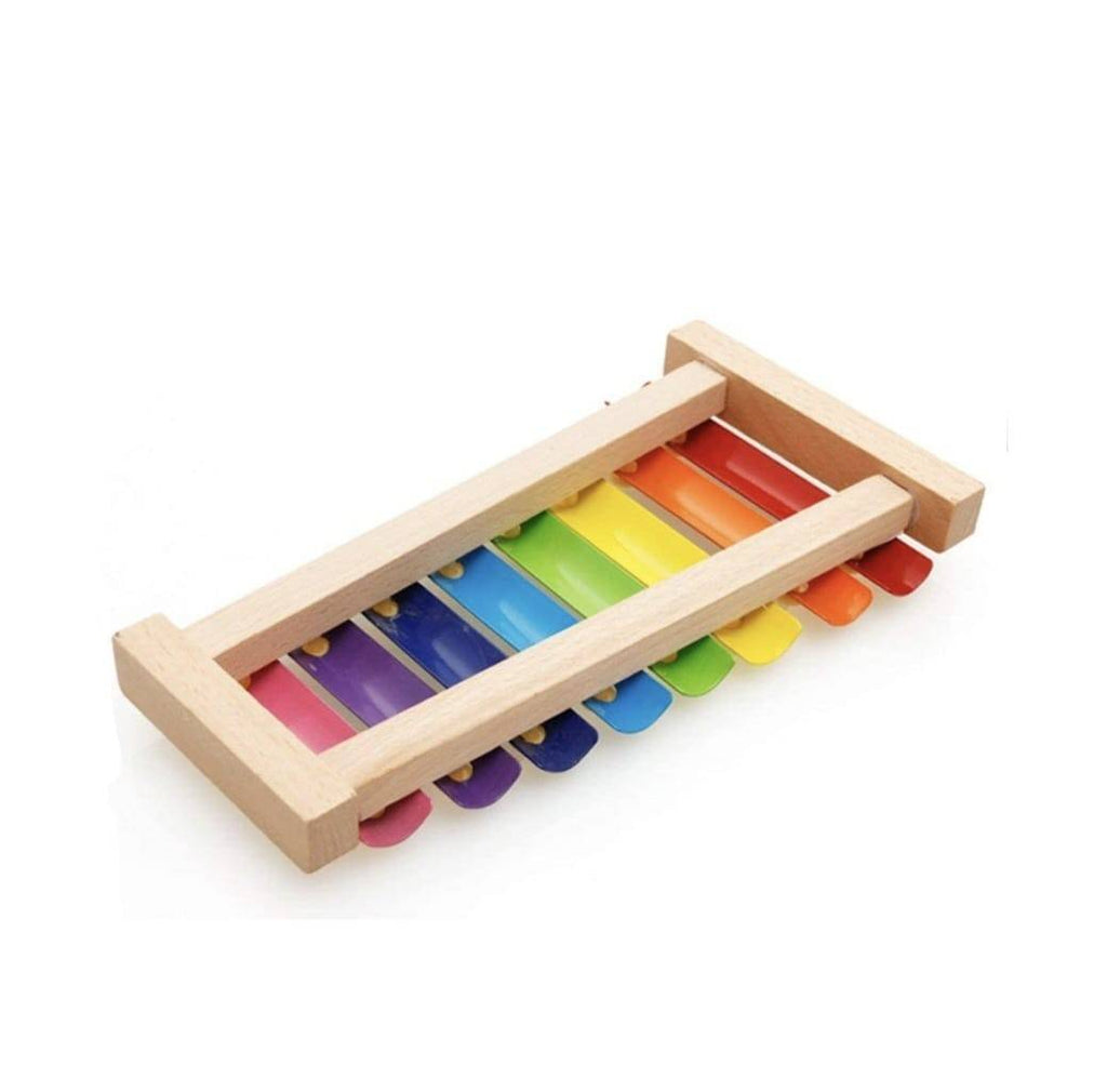 Jucarie Muzicala, Xilofon, 8 note, lemn, multicolor, 24 cm, 2 ani+