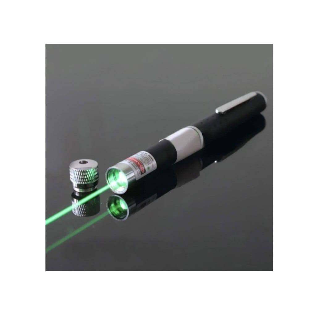 Jucarie pentru pisici, Laser 3 in 1, Iluminare, Laser, Lumina verde, MASHASHOP, negru, 16.5 cm, 8 ani+