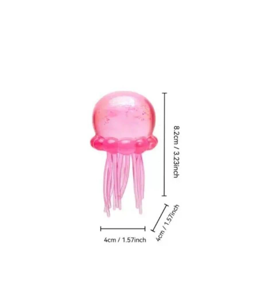 Jucarie senzoriala, Meduza, squishy, antistres, mov, 8 cm