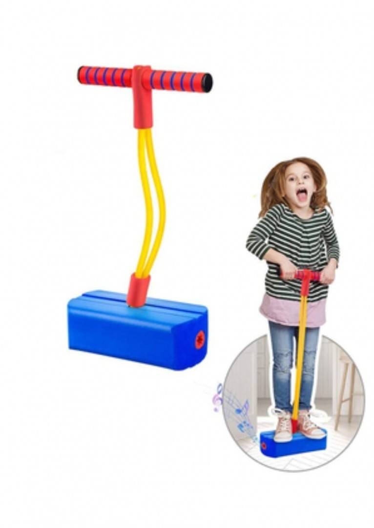 Jucarie Spuma Pogo Stick pentru copii, albastru, 4 ani+