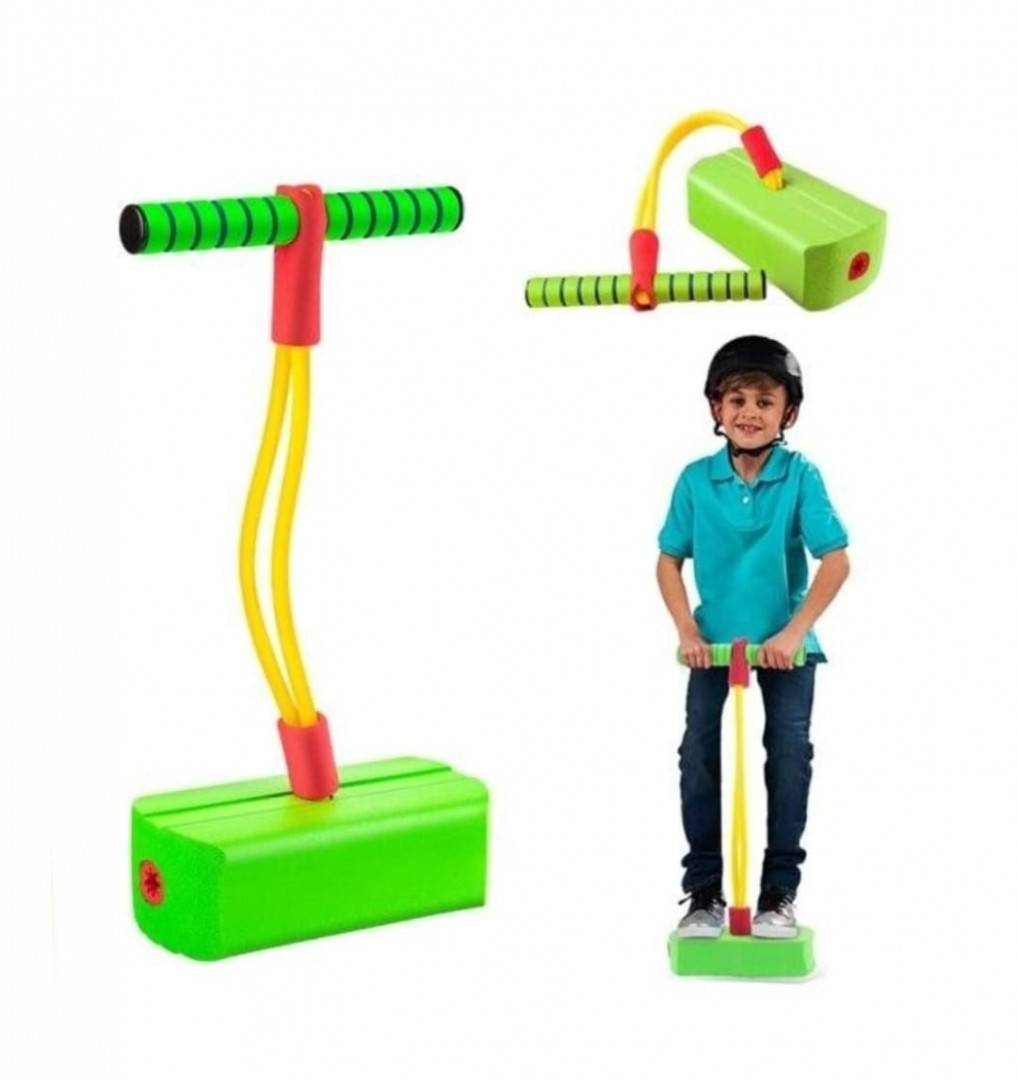 Jucarie Spuma Pogo Stick pentru copii, albastru, 4 ani+