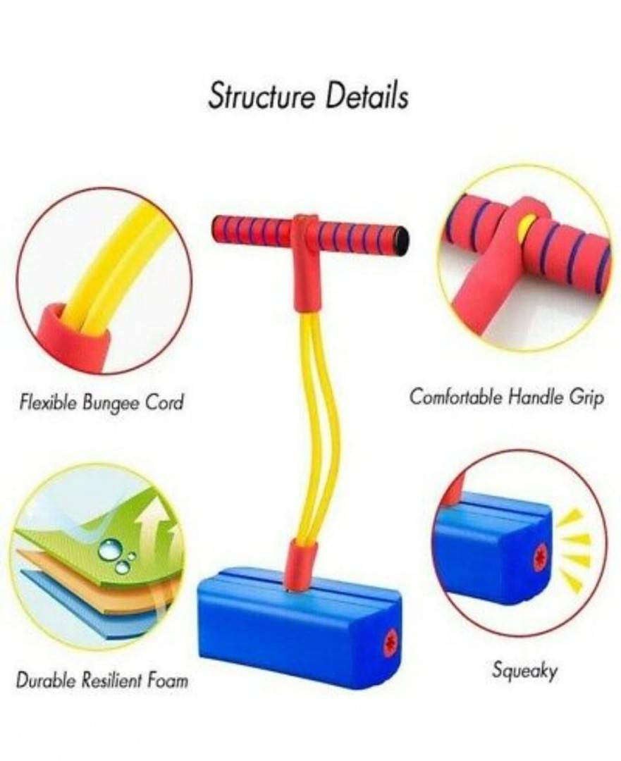 Jucarie Spuma Pogo Stick pentru copii, albastru, 4 ani+