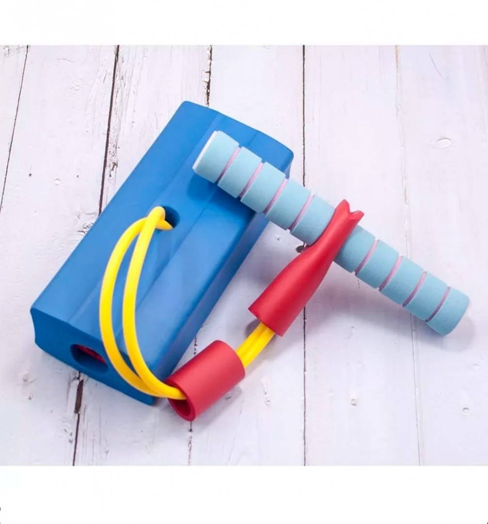 Jucarie Spuma Pogo Stick pentru copii, albastru, 4 ani+