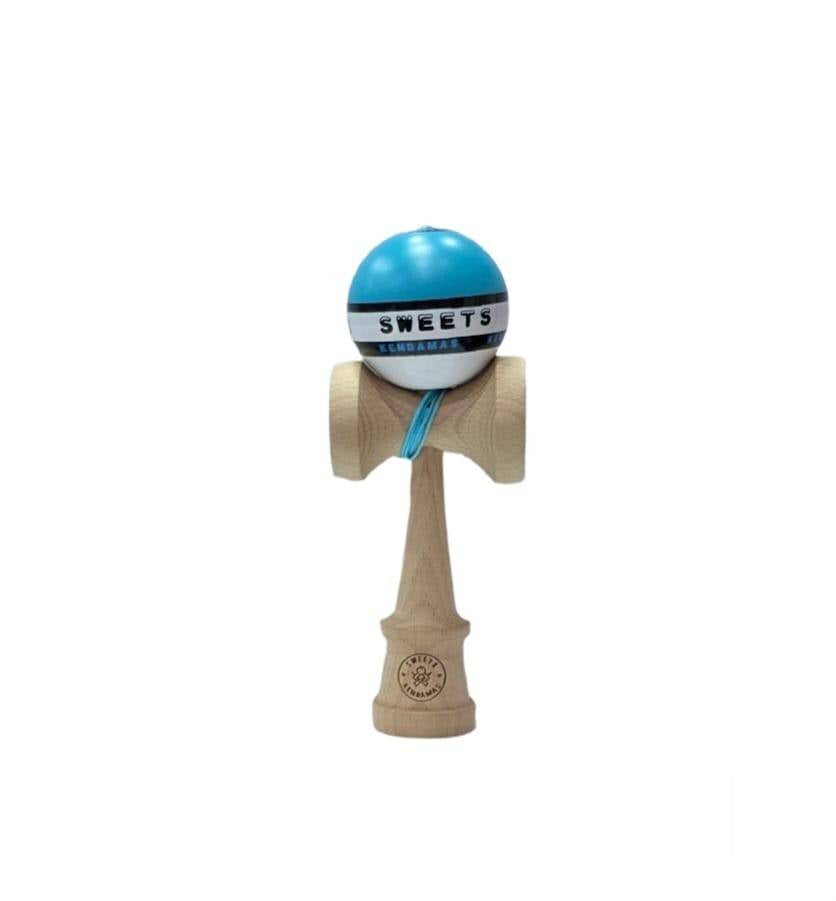 Kendama Sweets Kendamas, albastru/alb, 18 cm