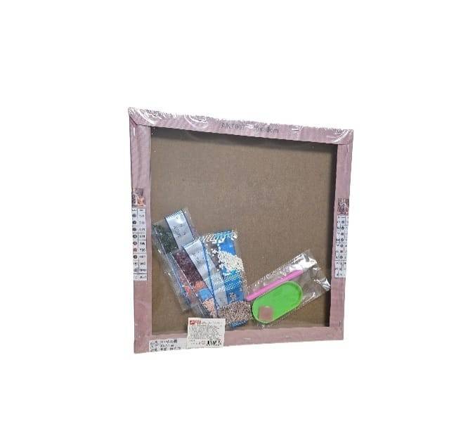 Kit de pictura cu diamant, Nick si Judy, Zootopia, 5D, 30 x 30 cm, multicolor, 5 ani+