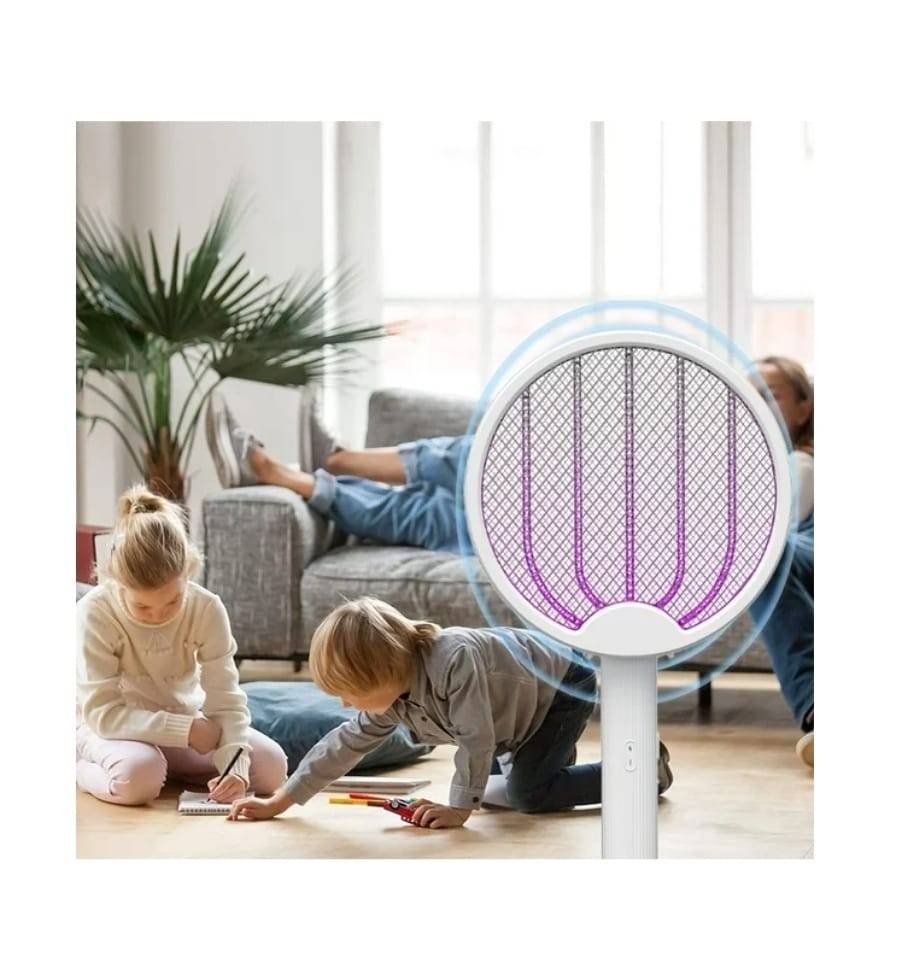 Lampa pentru capcana de tantari, cu lumina violeta, maner rotativ, alb, 47 cm