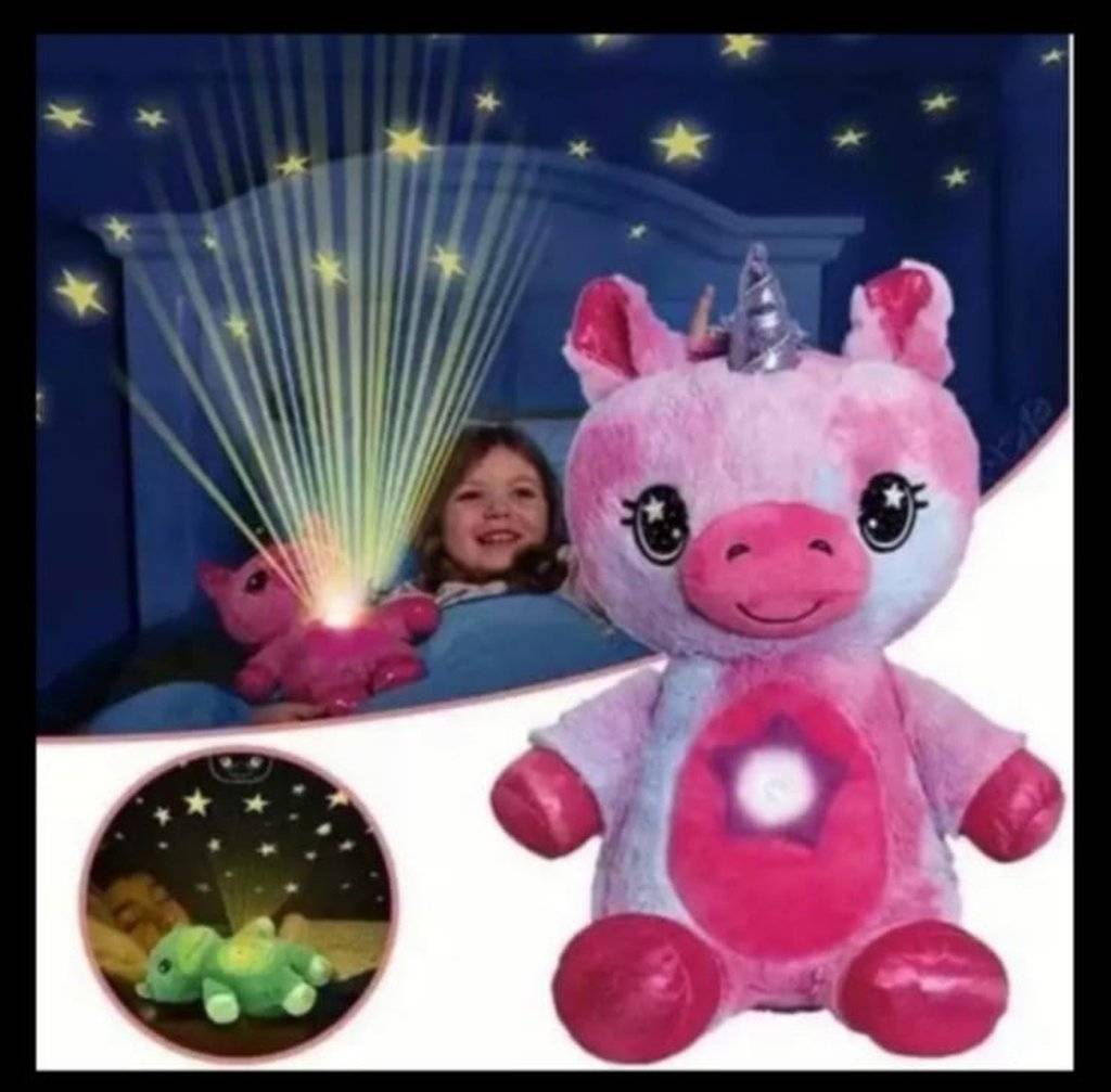 UNICORN PROIECTOR DE PLUS STAR BELLY, MULTICOLOR