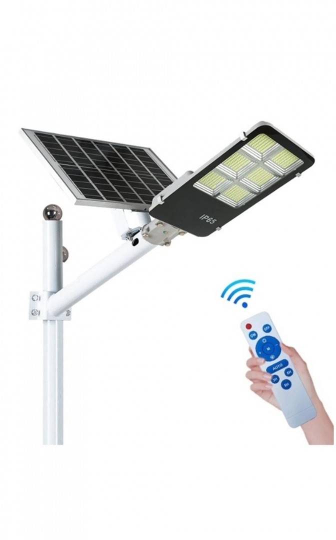 Lampa Solara Stradala - Incarcare solara Jortan 400W cu panou separat