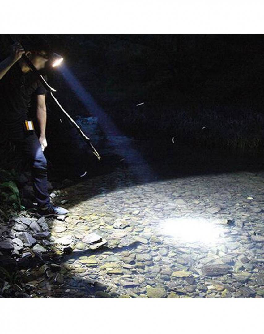 Lanterna de pescuit cu LED, longziming, lampa repelenta pentru tantari, 10x9x7cm