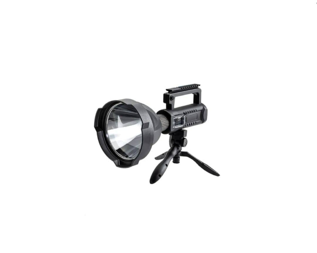 Lanterna profesionala cu incarcare telefon, usb, led, 1200 lumeni, impermeabila si rezistenta, negru