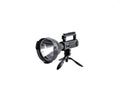 Lanterna profesionala cu incarcare telefon, usb, led, 1200 lumeni, impermeabila si rezistenta, negru