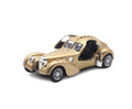 Macheta Bugatti SC57 Atlantic, usi mobile, sunet, lumini, scara 1:28, auriu, 16 cm
