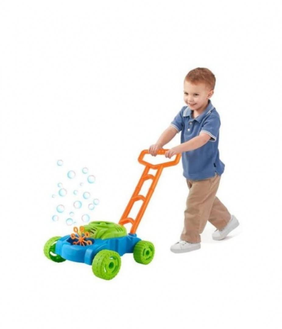 Mașină de Tuns Iarbă pentru copii, cu Bule de săpun, multicolor, 50 cm