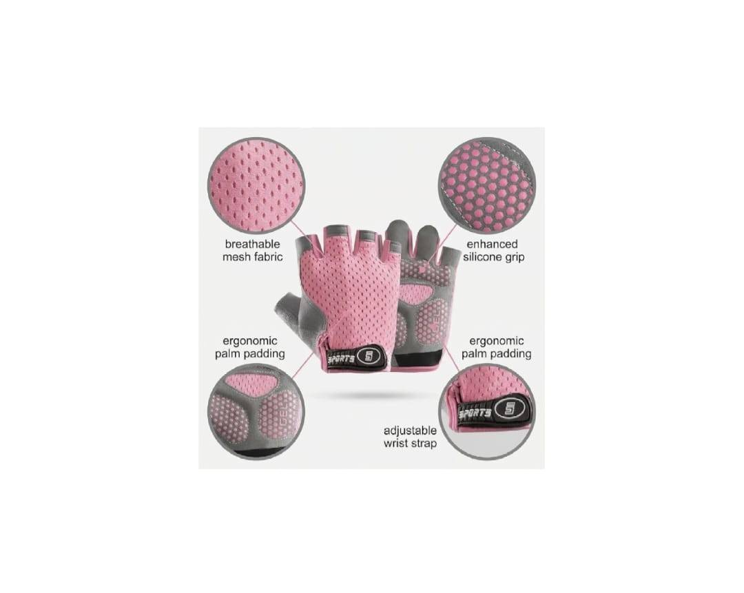 Manusi fara degete copii, pentru bicicleta, antiderapante, multicolor, 7 ani +