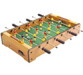 Masa de fotbal din lemn, manere speciale metalice pentru controlul jucatorilor, multicolor, 48 cm x 25 cm