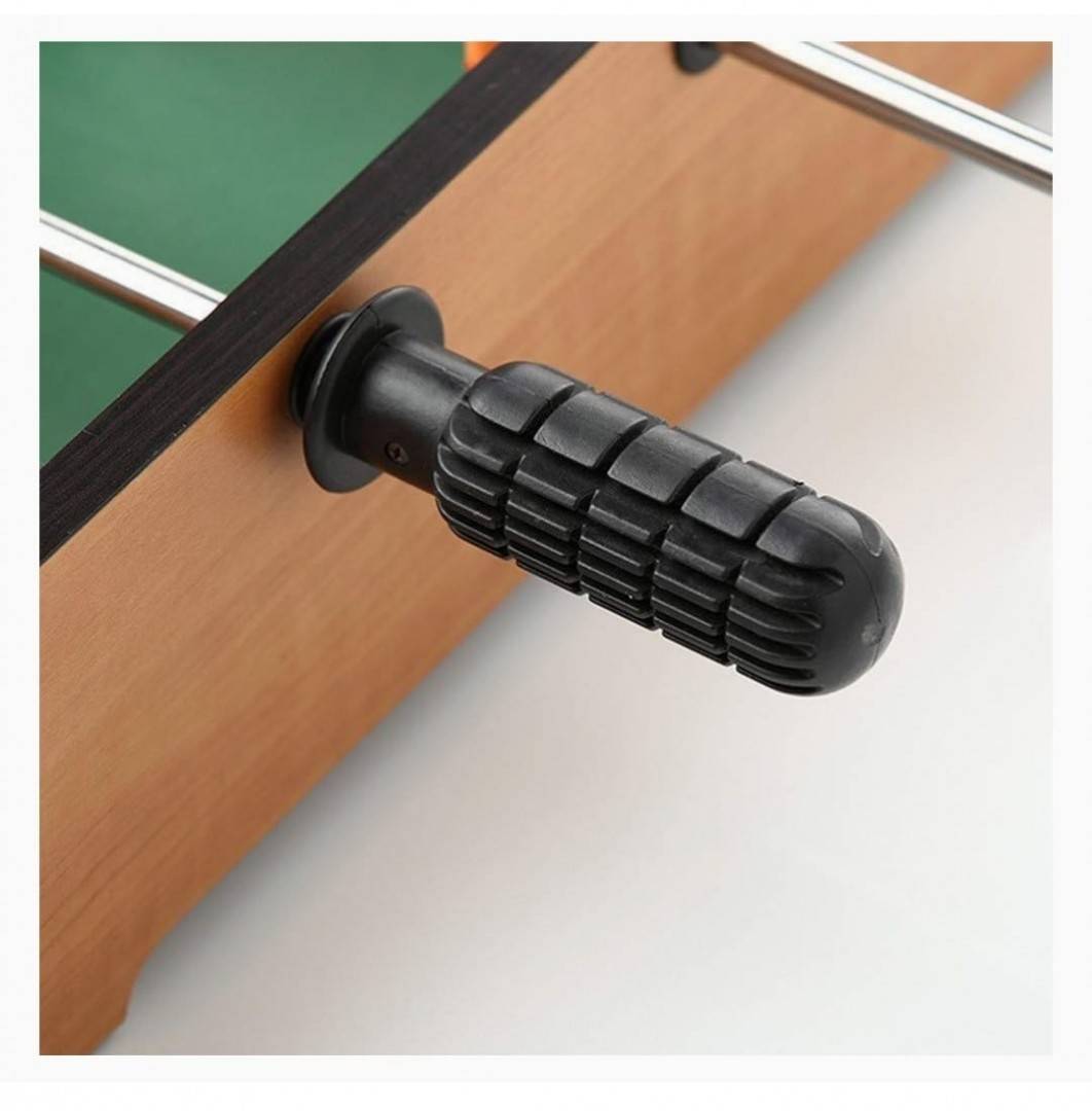 Masa de fotbal din lemn, manere speciale metalice pentru controlul jucatorilor, multicolor, 48 cm x 25 cm