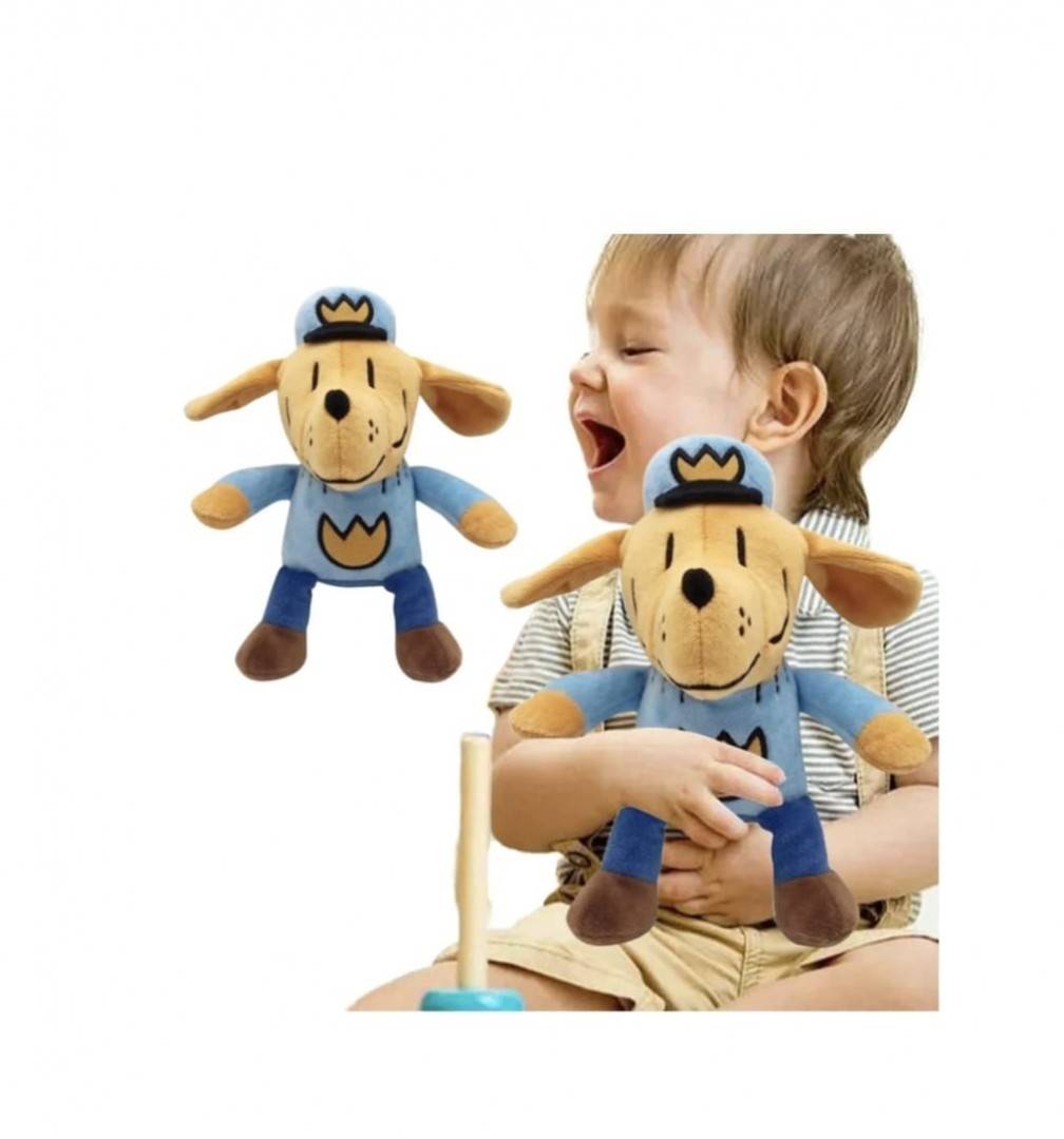 Mascota de plus, Dog Man, multicolor, 28 cm