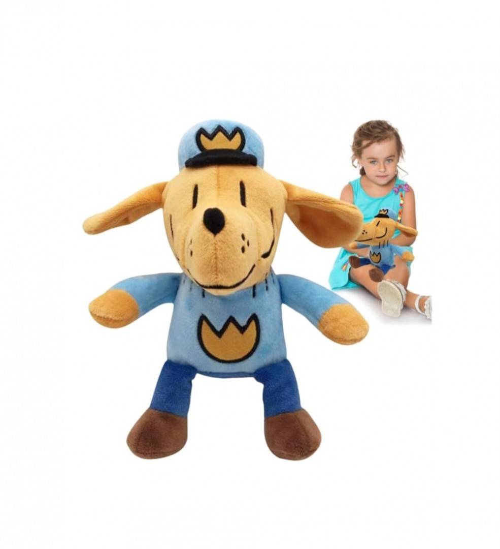 Mascota de plus, Dog Man, multicolor, 28 cm