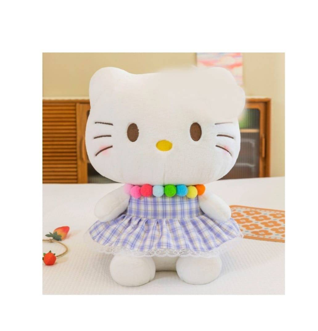 Mascota de plus, Hello Kitty, MASHASHOP, mov deschis, 48 cm